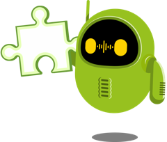 パズルをはめるロボット